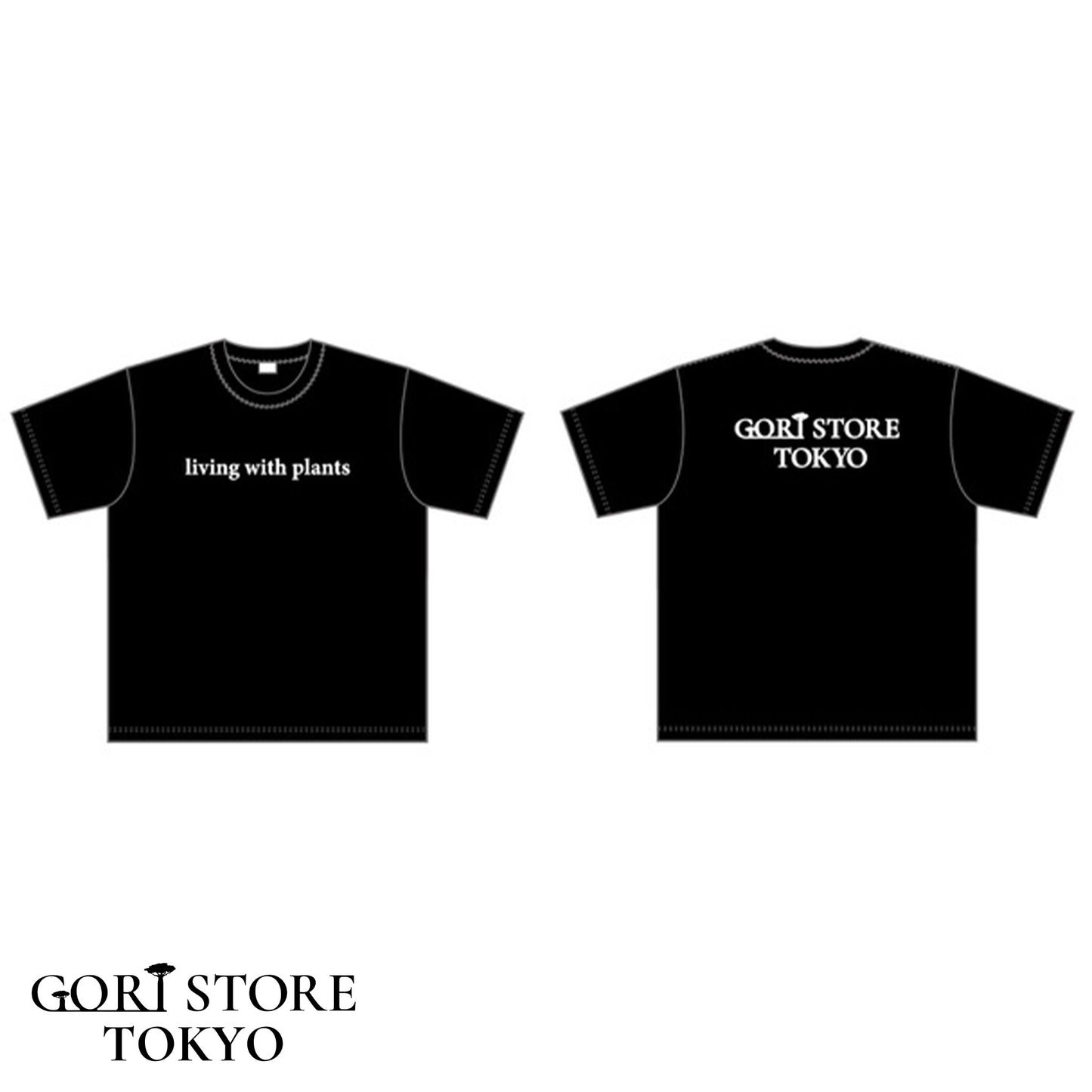 ゴリスト オリジナル Tシャツ living with plants