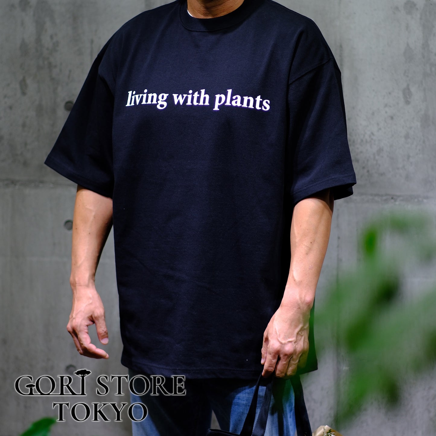 ゴリスト オリジナル Tシャツ living with plants