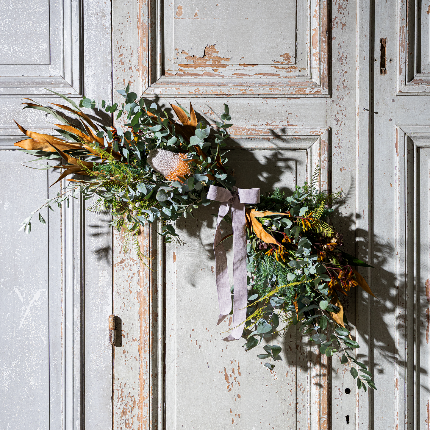 存在感抜群のロングサイズ|香るワイルドグリーンスワッグ|Swag 03