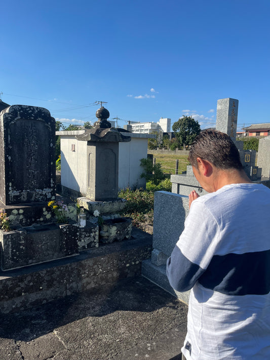 先代社長のお墓参り